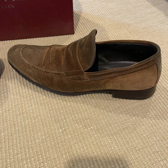 To Boot New York Brushed Leather Dark Brown Men’s Size 8.5 - Picture 3 of 11